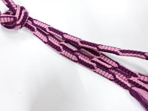 正絹　手組帯締め